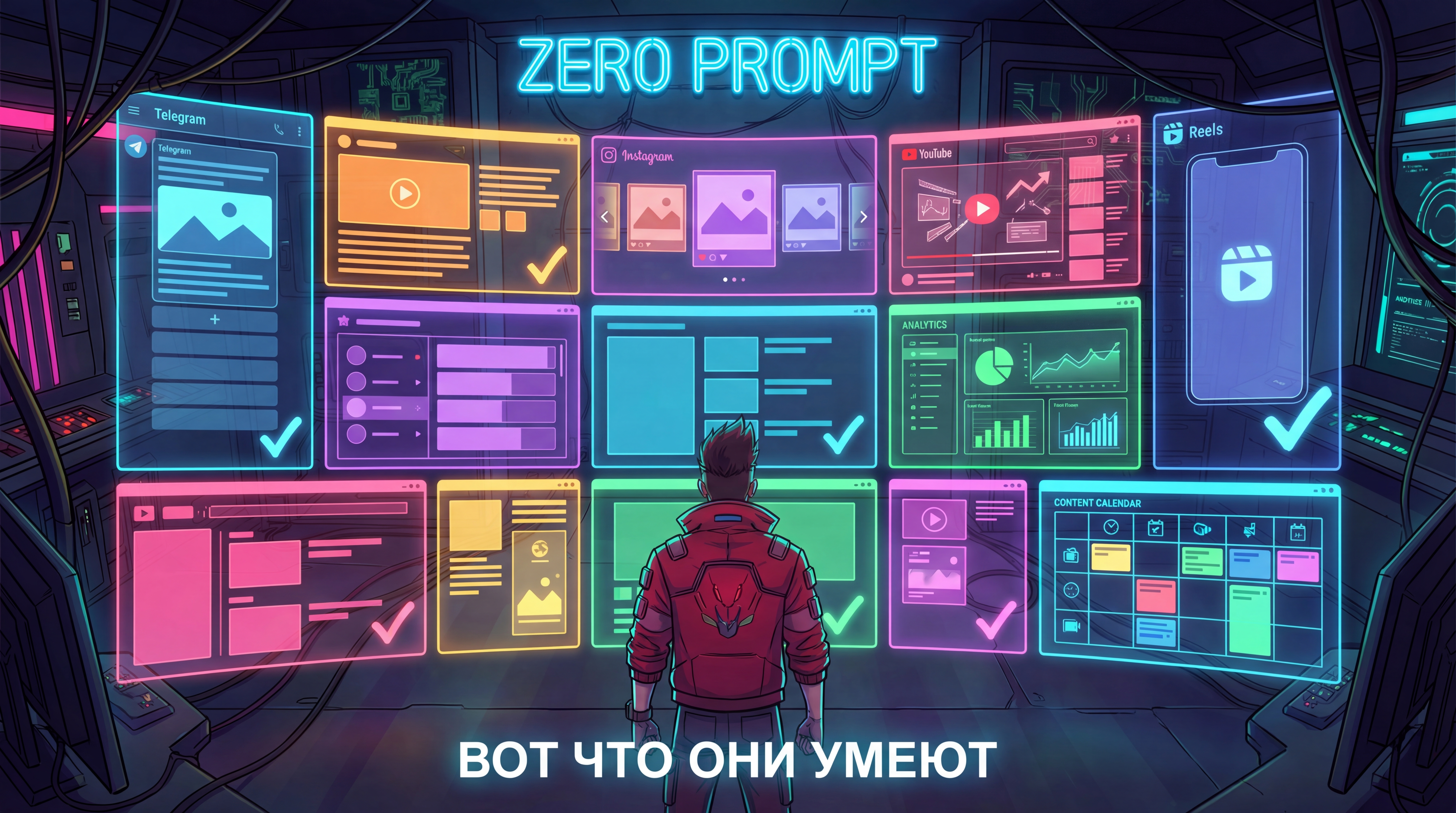 Примеры контента Zero Prompt